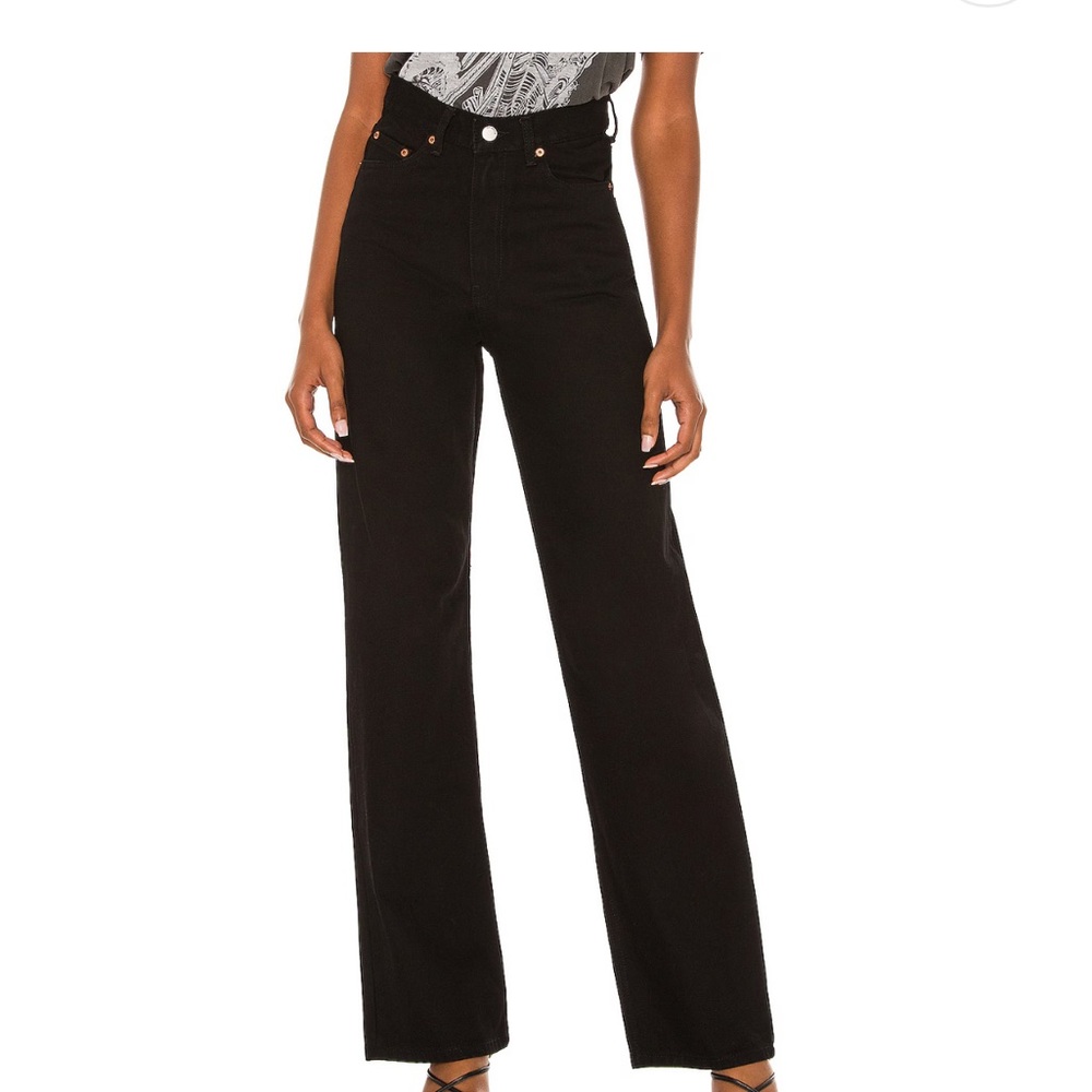 Echo Straight Jeans in Black - Dr. Denim